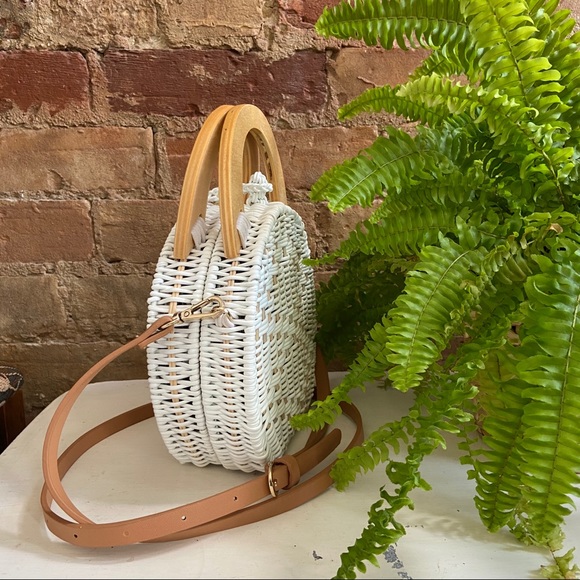Zara Rattan Crossbody Bag - Picture 2 of 5